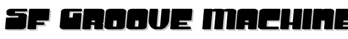 SF Groove Machine Extended Bold font